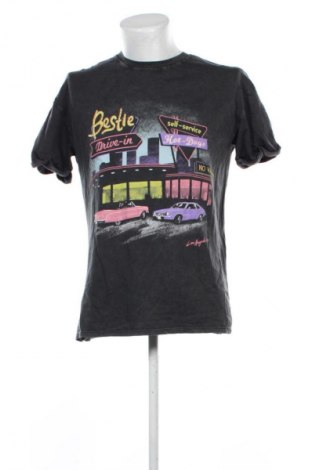 Męski T-shirt Bershka, Rozmiar S, Kolor Szary, Cena 50,99 zł