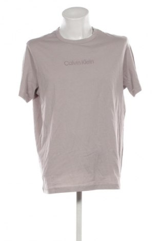 Мъжка тениска Calvin Klein, Размер L, Цвят Сив, Цена 14,31 €