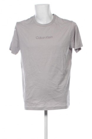 Herren T-Shirt Calvin Klein, Größe M, Farbe Grau, Preis € 18,99