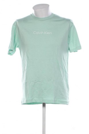Męski T-shirt Calvin Klein, Rozmiar M, Kolor Zielony, Cena 183,99 zł
