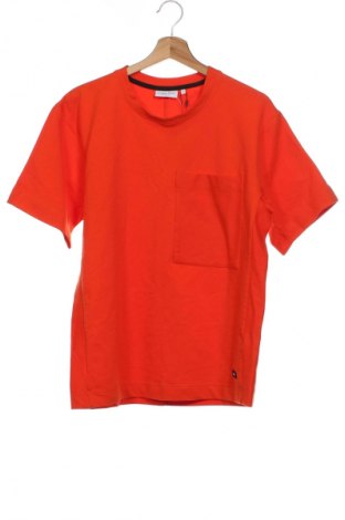 Męski T-shirt Calvin Klein, Rozmiar XS, Kolor Pomarańczowy, Cena 177,33 zł