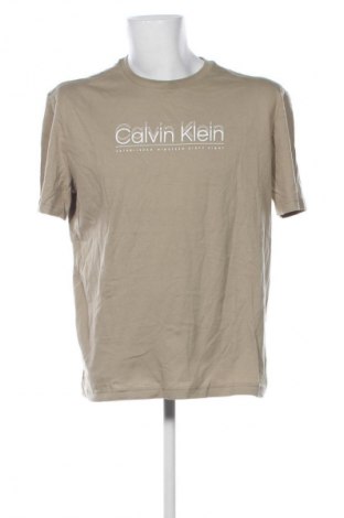 Tricou de bărbați Calvin Klein, Mărime XXL, Culoare Bej, Preț 243,99 Lei