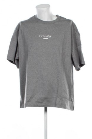 Herren T-Shirt Calvin Klein Jeans, Größe XXL, Farbe Grau, Preis € 18,99