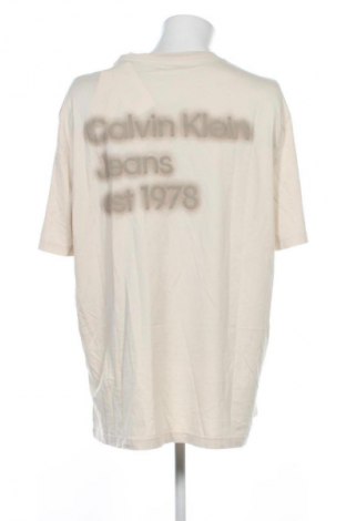Herren Shirt Calvin Klein Jeans, Größe XXL, Farbe Beige, Preis 44,99 €
