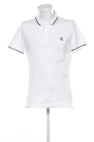 Herren Shirt Calvin Klein Jeans, Größe XL, Farbe Weiß, Preis 56,99 €