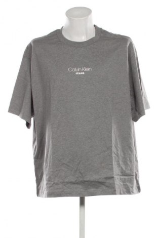 Ανδρικό t-shirt Calvin Klein Jeans, Μέγεθος XXL, Χρώμα Γκρί, Τιμή 16,99 €