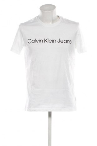 Herren Shirt Calvin Klein Jeans, Größe XL, Farbe Weiß, Preis 36,99 €