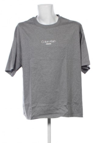 Herren T-Shirt Calvin Klein Jeans, Größe XXL, Farbe Grau, Preis € 56,99