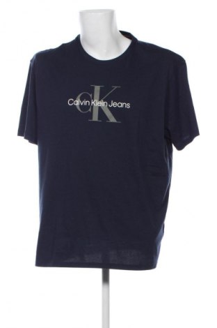 Tricou de bărbați Calvin Klein Jeans, Mărime XXL, Culoare Albastru, Preț 206,99 Lei