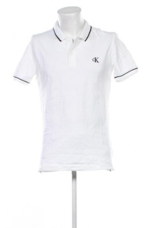 Herren T-Shirt Calvin Klein Jeans, Größe XL, Farbe Weiß, Preis 71,99 €