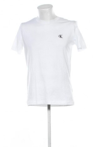 Мъжка тениска Calvin Klein Jeans, Размер L, Цвят Бял, Цена 26,58 €