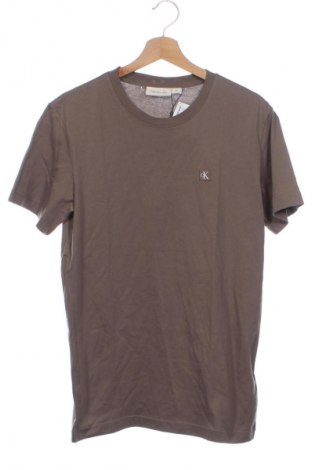 Мъжка тениска Calvin Klein Jeans, Размер XS, Цвят Кафяв, Цена 21,47 €