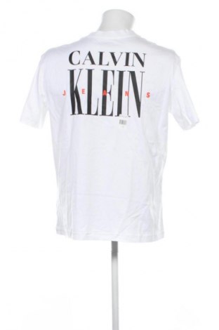 Herren T-Shirt Calvin Klein Jeans, Größe M, Farbe Weiß, Preis € 45,99