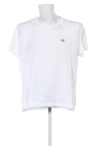 Herren T-Shirt Calvin Klein Jeans, Größe XXL, Farbe Weiß, Preis € 41,99