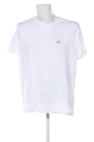 Tricou de bărbați Calvin Klein Jeans, Mărime XXL, Culoare Alb, Preț 177,99 Lei