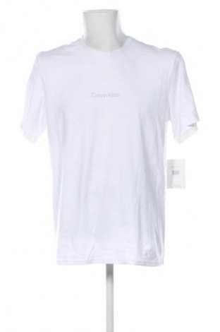 Herren Shirt Calvin Klein Jeans, Größe L, Farbe Weiß, Preis 34,99 €