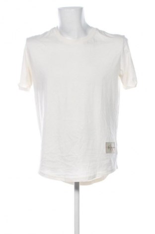 Tricou de bărbați Calvin Klein Jeans, Mărime L, Culoare Bej, Preț 186,99 Lei