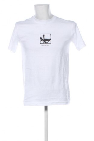 Herren T-Shirt Calvin Klein Jeans, Größe S, Farbe Weiß, Preis € 20,99