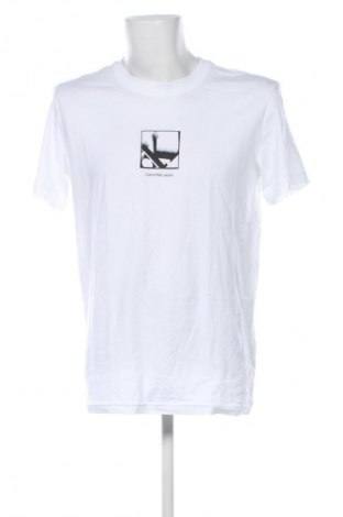 Pánské tričko  Calvin Klein Jeans, Velikost L, Barva Bílá, Cena  559,00 Kč
