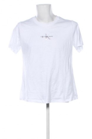 Herren T-Shirt Calvin Klein Jeans, Größe 3XL, Farbe Weiß, Preis € 18,99