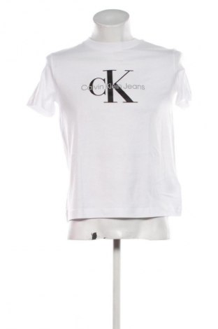 Herren T-Shirt Calvin Klein Jeans, Größe L, Farbe Weiß, Preis € 36,99