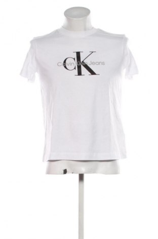 Herren T-Shirt Calvin Klein Jeans, Größe L, Farbe Weiß, Preis € 33,99