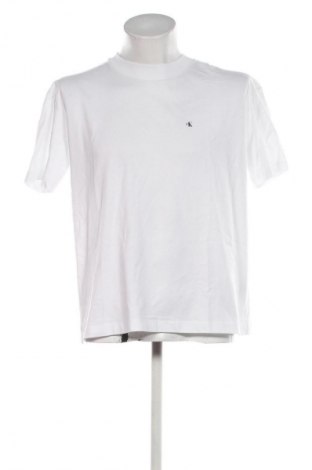 Tricou de bărbați Calvin Klein Jeans, Mărime S, Culoare Alb, Preț 179,99 Lei