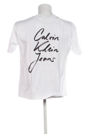Tricou de bărbați Calvin Klein Jeans, Mărime S, Culoare Alb, Preț 179,99 Lei