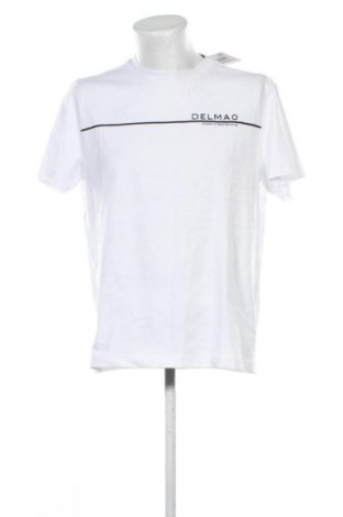 Pánske tričko  Delmao, Veľkosť L, Farba Biela, Cena  20,95 €