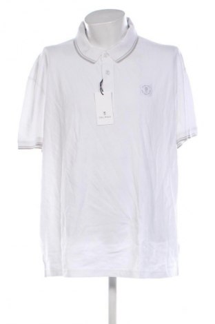 Tricou de bărbați Delmao, Mărime 4XL, Culoare Alb, Preț 145,99 Lei