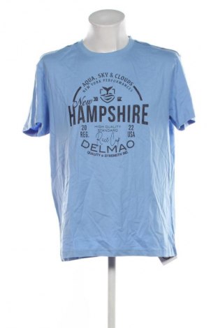 Męski T-shirt Delmao, Rozmiar XL, Kolor Niebieski, Cena 91,99 zł