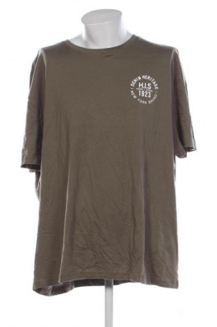 Męski T-shirt Henry I. Siegel, Rozmiar 4XL, Kolor Zielony, Cena 83,99 zł