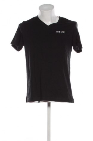Męski T-shirt Henry I. Siegel, Rozmiar M, Kolor Czarny, Cena 83,99 zł