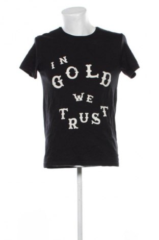 Męski T-shirt In Gold We Trust, Rozmiar S, Kolor Czarny, Cena 40,99 zł