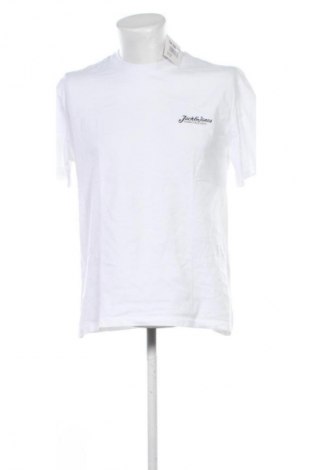 Ανδρικό t-shirt Jack & Jones, Μέγεθος L, Χρώμα Λευκό, Τιμή 20,99 €