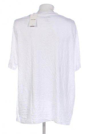 Męski T-shirt Jack & Jones, Rozmiar 5XL, Kolor Biały, Cena 88,99 zł