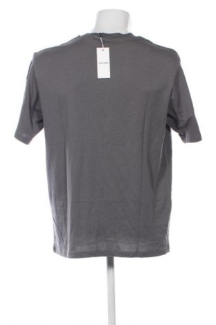 Herren T-Shirt Jack & Jones, Größe L, Farbe Grau, Preis 21,99 €