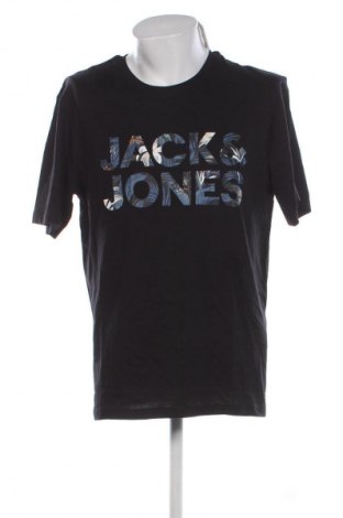 Męski T-shirt Jack & Jones, Rozmiar XL, Kolor Czarny, Cena 88,99 zł