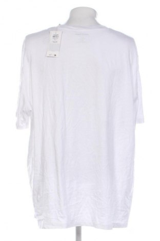 Męski T-shirt Jack & Jones, Rozmiar 5XL, Kolor Biały, Cena 88,99 zł