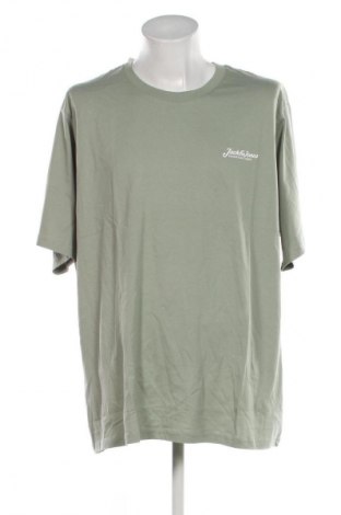 Męski T-shirt Jack & Jones, Rozmiar 5XL, Kolor Zielony, Cena 88,99 zł
