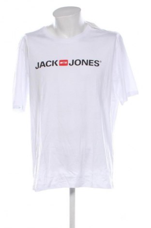 Ανδρικό t-shirt Jack & Jones, Μέγεθος XXL, Χρώμα Λευκό, Τιμή 20,99 €