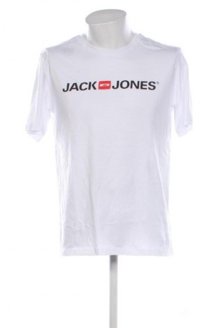 Męski T-shirt Jack & Jones, Rozmiar L, Kolor Biały, Cena 88,99 zł