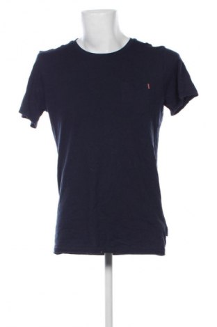 Męski T-shirt Jean Pascale, Rozmiar L, Kolor Niebieski, Cena 43,99 zł