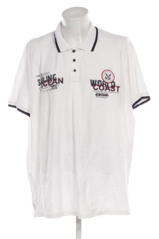 Ανδρικό t-shirt Livergy, Μέγεθος 4XL, Χρώμα Λευκό, Τιμή 15,86 €