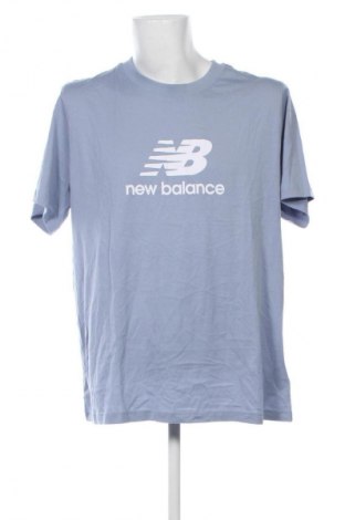 Męski T-shirt New Balance, Rozmiar XXL, Kolor Niebieski, Cena 166,99 zł