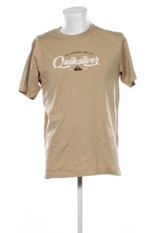 Herren T-Shirt Quiksilver, Größe L, Farbe Beige, Preis € 10,99