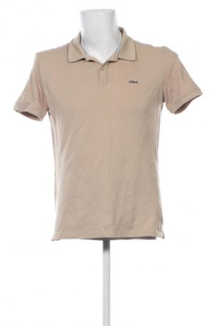 Męski T-shirt S.Oliver, Rozmiar L, Kolor Beżowy, Cena 45,98 zł