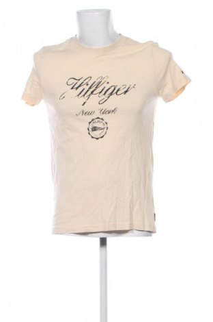 Tricou de bărbați Tommy Hilfiger, Mărime M, Culoare Ecru, Preț 107,99 Lei