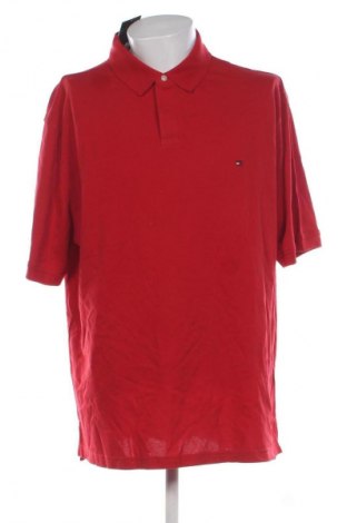 Męski T-shirt Tommy Hilfiger, Rozmiar 3XL, Kolor Czerwony, Cena 422,99 zł