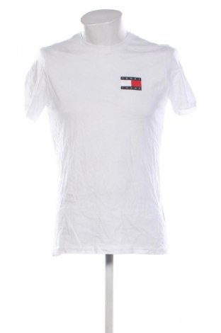 Herren T-Shirt Tommy Jeans, Größe S, Farbe Weiß, Preis 51,99 €